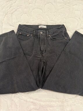 Abercrombie & Fitch Black Wide Leg Flare Jeans